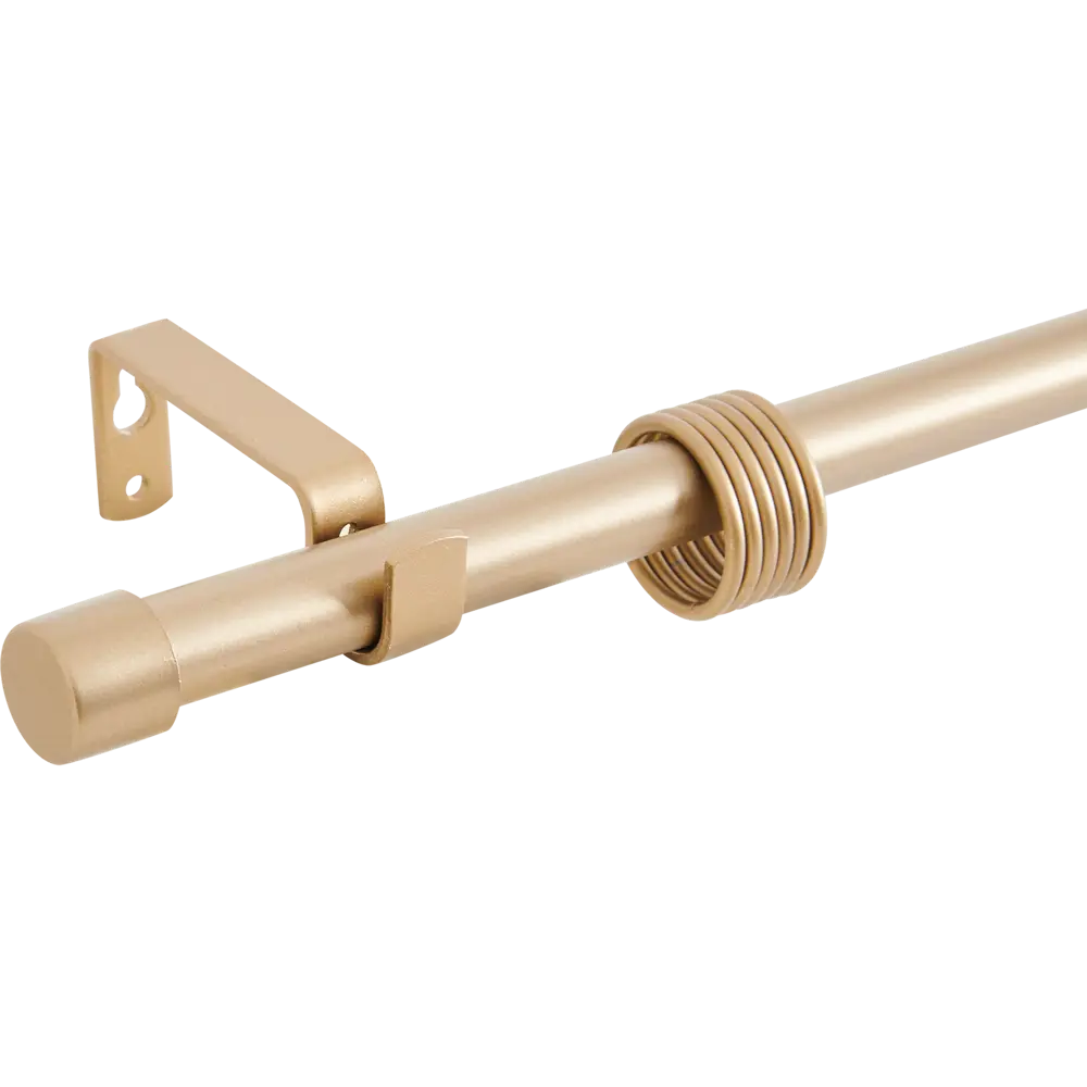 Карниз однорядный раздвижной d19/16 мм заглушка 160-320 см цвет бронза ORBIS STLM-2177711