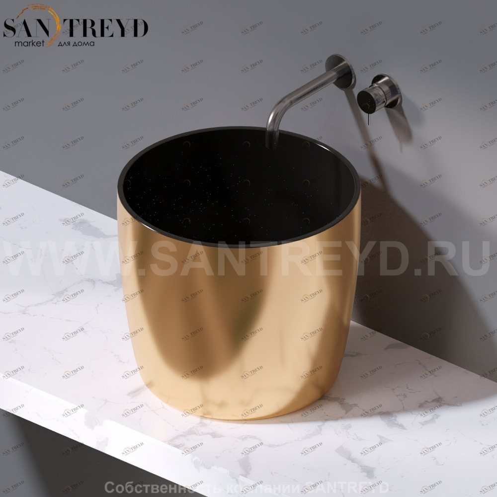 L106.252 Накладная раковина на столешницу  овальная A. e T. Italia PILLAR AeT ITALIA