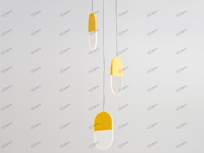 ANDlight Подвесной светильник из фетра Slab sun-id-1353849