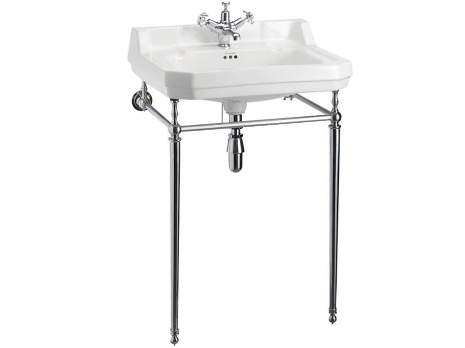 Консольный умывальник из стекла с переливом Burlington Эдвардианская ARCH-00052746 - Вид №2