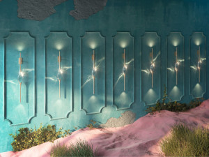 Кристалл светодиодный настенный светильник