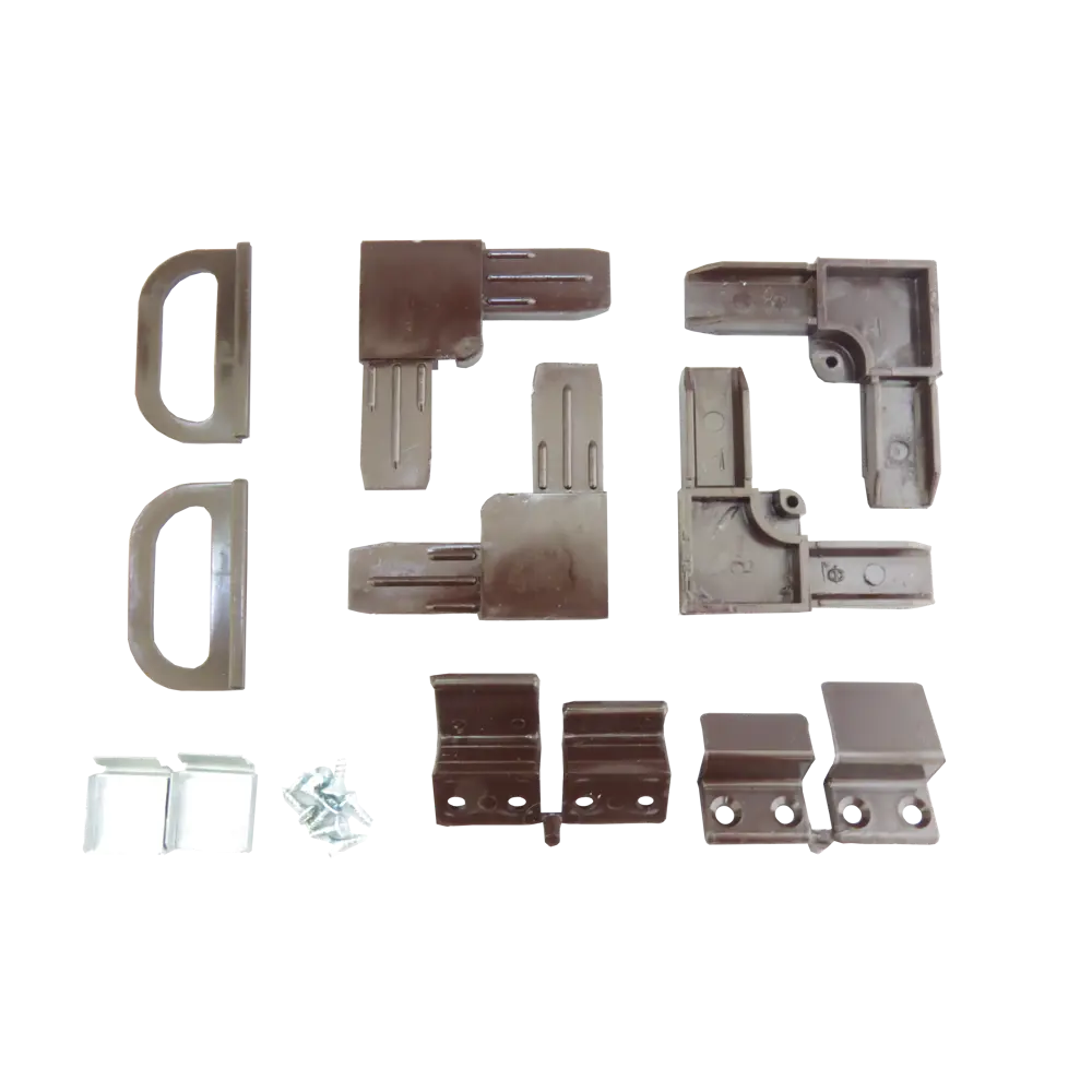 87893915 Крепление для москитной сетки 11x3 см цвет коричневый 20 шт. STLM-0896198 Santreyd 