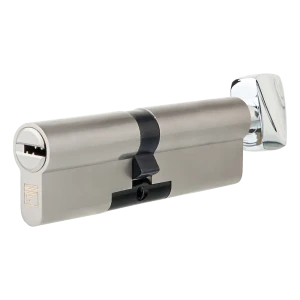 Цилиндр Apecs Premier XR-90(40/50C)-C15-NI, 40x50 мм, ключ/вертушка, цвет никель 82379272 STLM-2079134