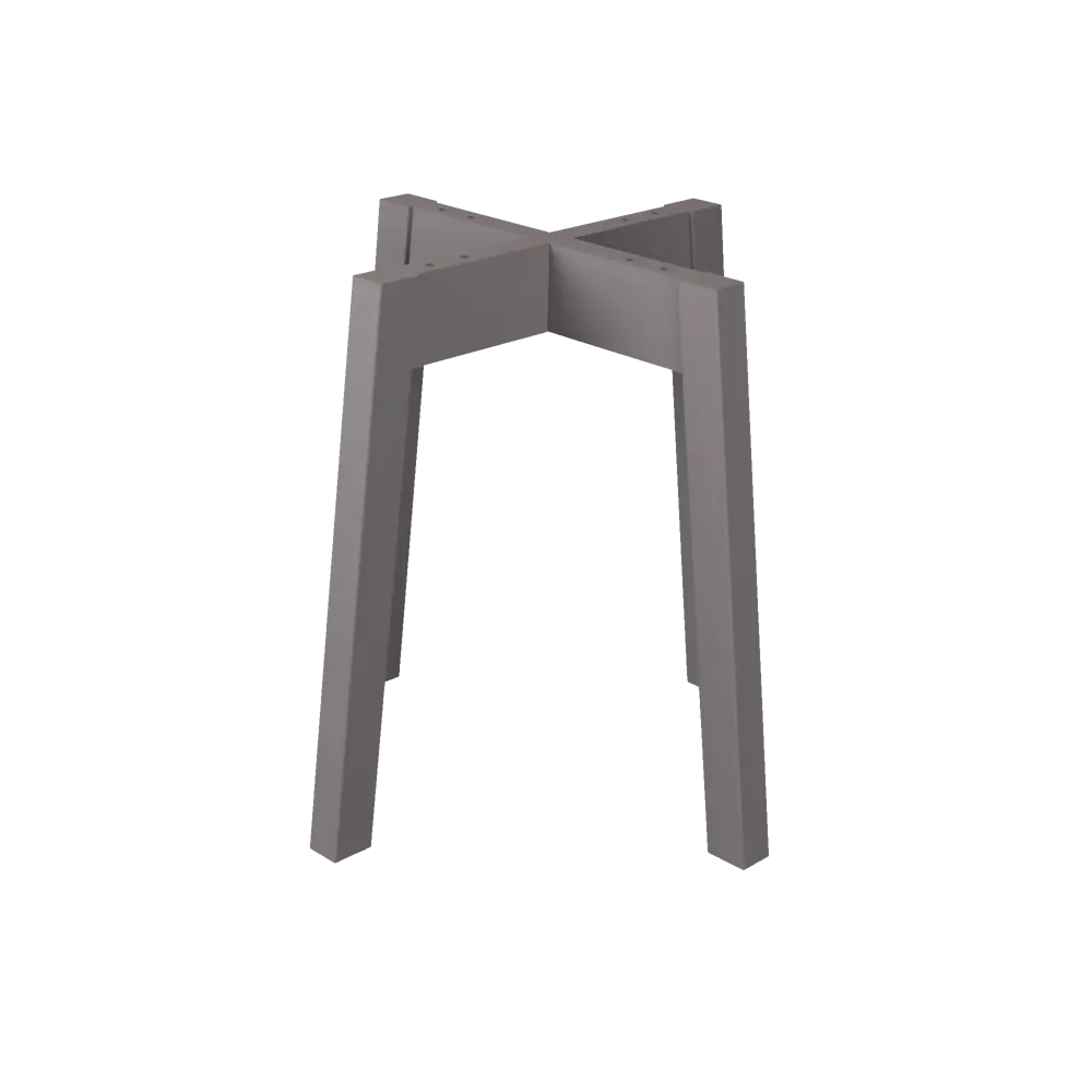 Каркас для табурета Гавр Delinia 33x33x41.5 см 42 см дерево цвет графит STLM-2009754 - Вид №1