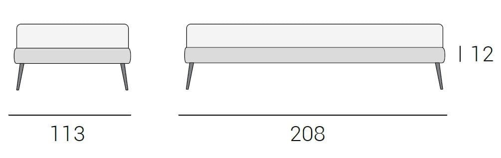 Sommier одиночный контейнер ткани Altrenotti Soul Young ARCH-00151746 - Вид №6