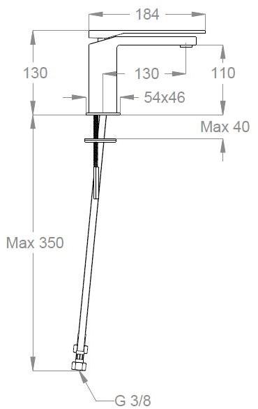 Fir Italia Смеситель для умывальника, однорычажный The outfit 9011300_4 - Вид №1
