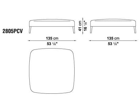 Пуф Maxalto ARCH-00001383 - Вид №2