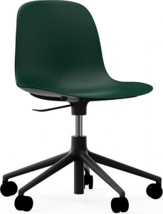 606054 Кресло Swivel 5W Gaslift Black Alu Green Normann Copenhagen Form