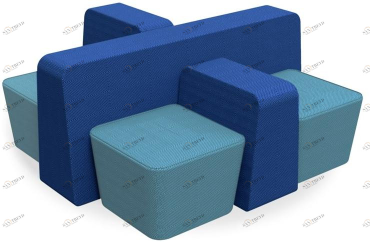 ROSSIN Модульный диван на контракт Mint sun-id-1382088