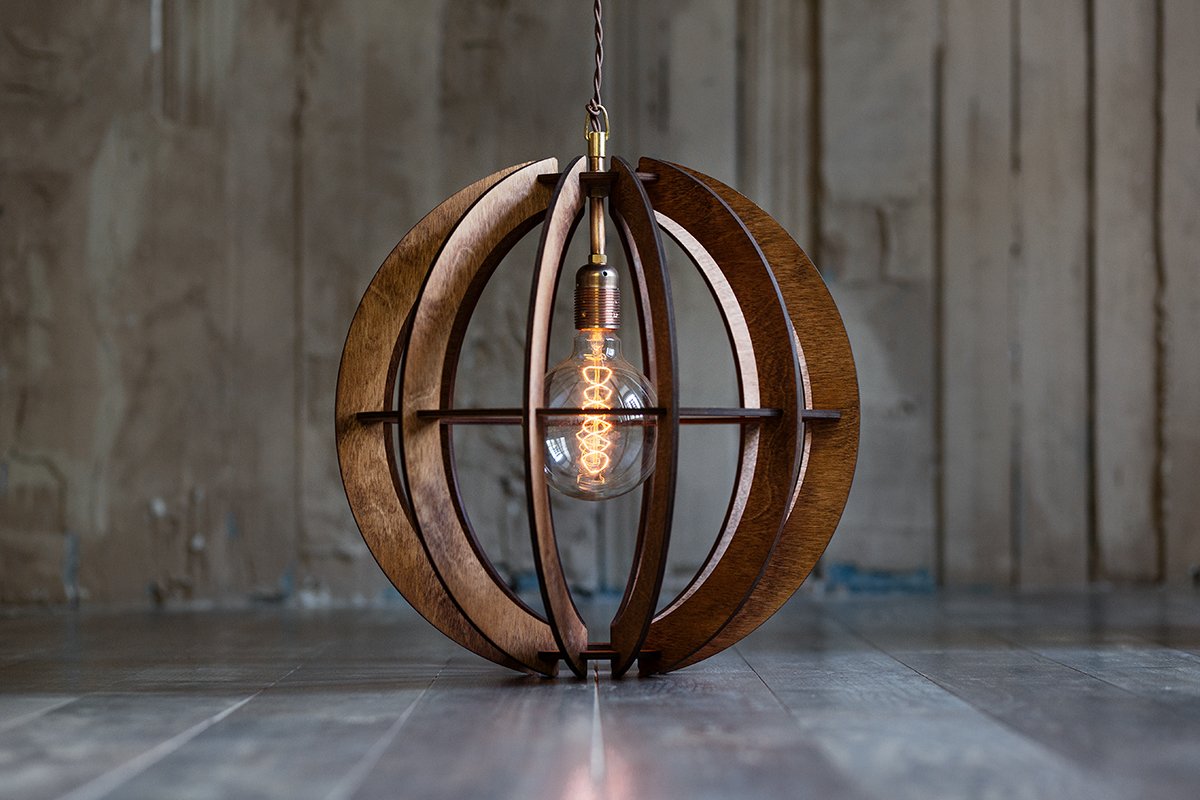 Напольная лампа Аэросфера Loo51 ALBERO НЕОБЫЧНЫЕ 015992 Коричневый  - Вид №3