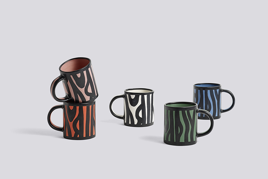 Кружка Wood Mug красная Hay 506591 - Вид №2