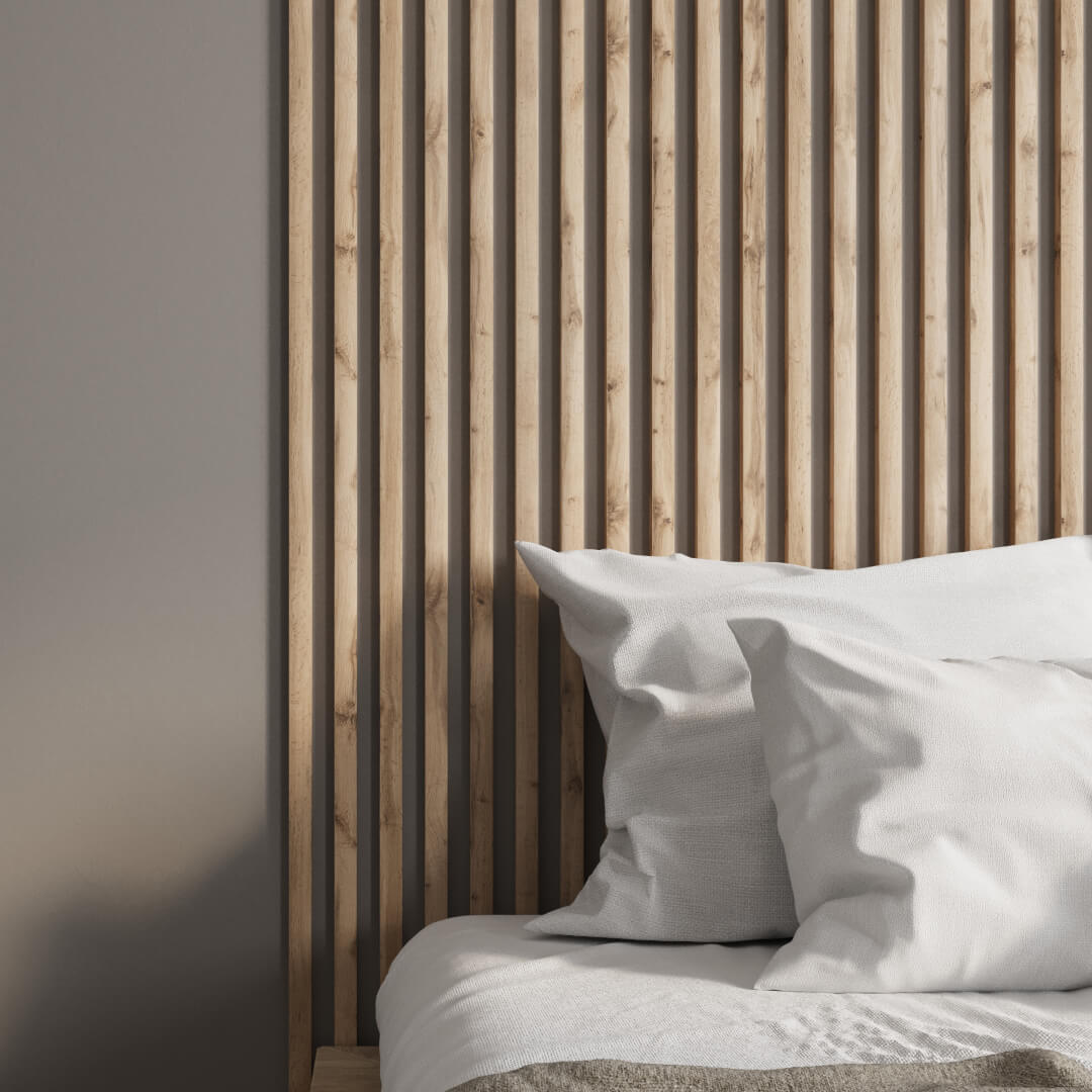 Интерьерная рейка МДФ Stella Милана Light Пекан 20*30*2700 (уп.8шт.) STSR-823 - Вид №1