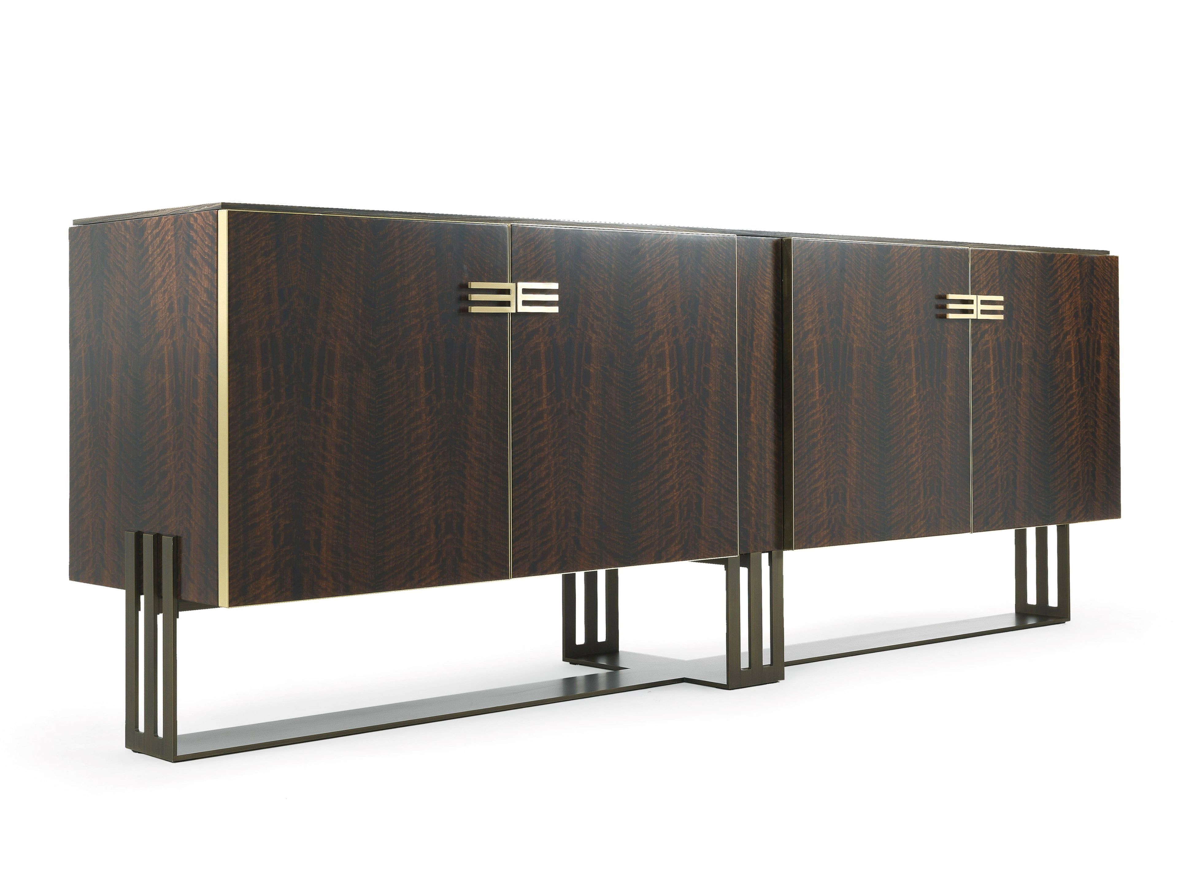 Шкаф из эвкалипта с распашными дверями ETRO Home Interiors Klee ARCH-00062453 - Вид №1