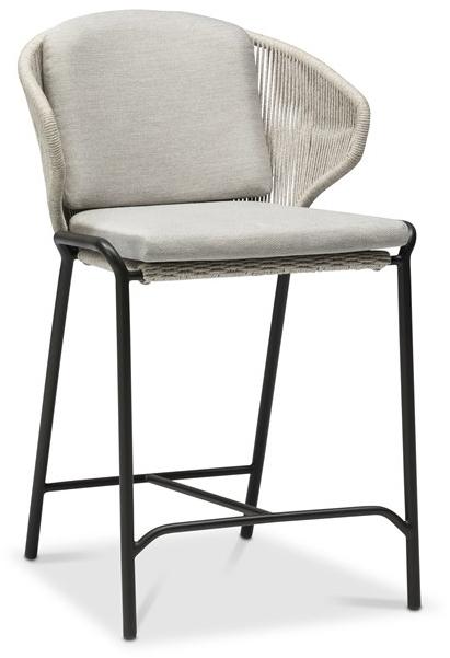 MANUTTI Высокий металлический табурет с подлокотниками Radius Bs69 - bs70 - Вид №1