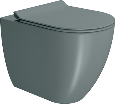 881004 Подвесной унитаз настенный Зеленый GSI ceramica  Италия  - Вид №1