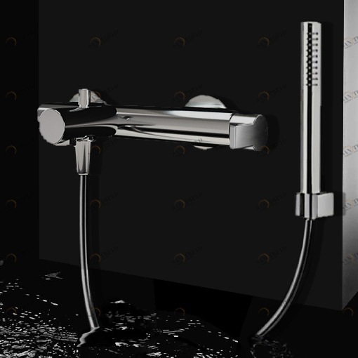 Смеситель настенный для ванны 7CIKOV01 Geda Nextage Iko с душевой лейкой