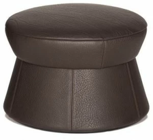 de Sede Круглый кожаный пуф Ds-163