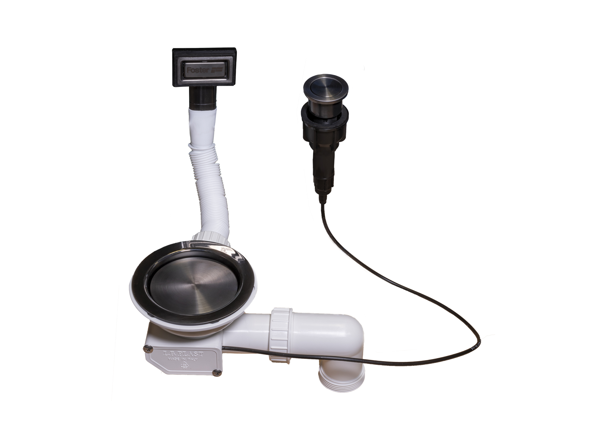 8407120 Space Push Gun Металлический автоматический сливной штуцер 8407120 Fosterspa 