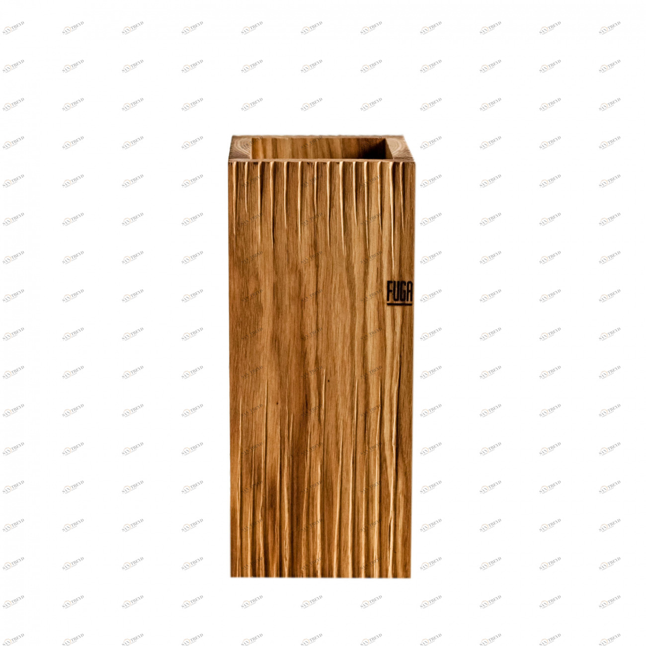Ваза декоративная коричневая "Мороз" FUGA ECO WOOD 123606 Коричневый 