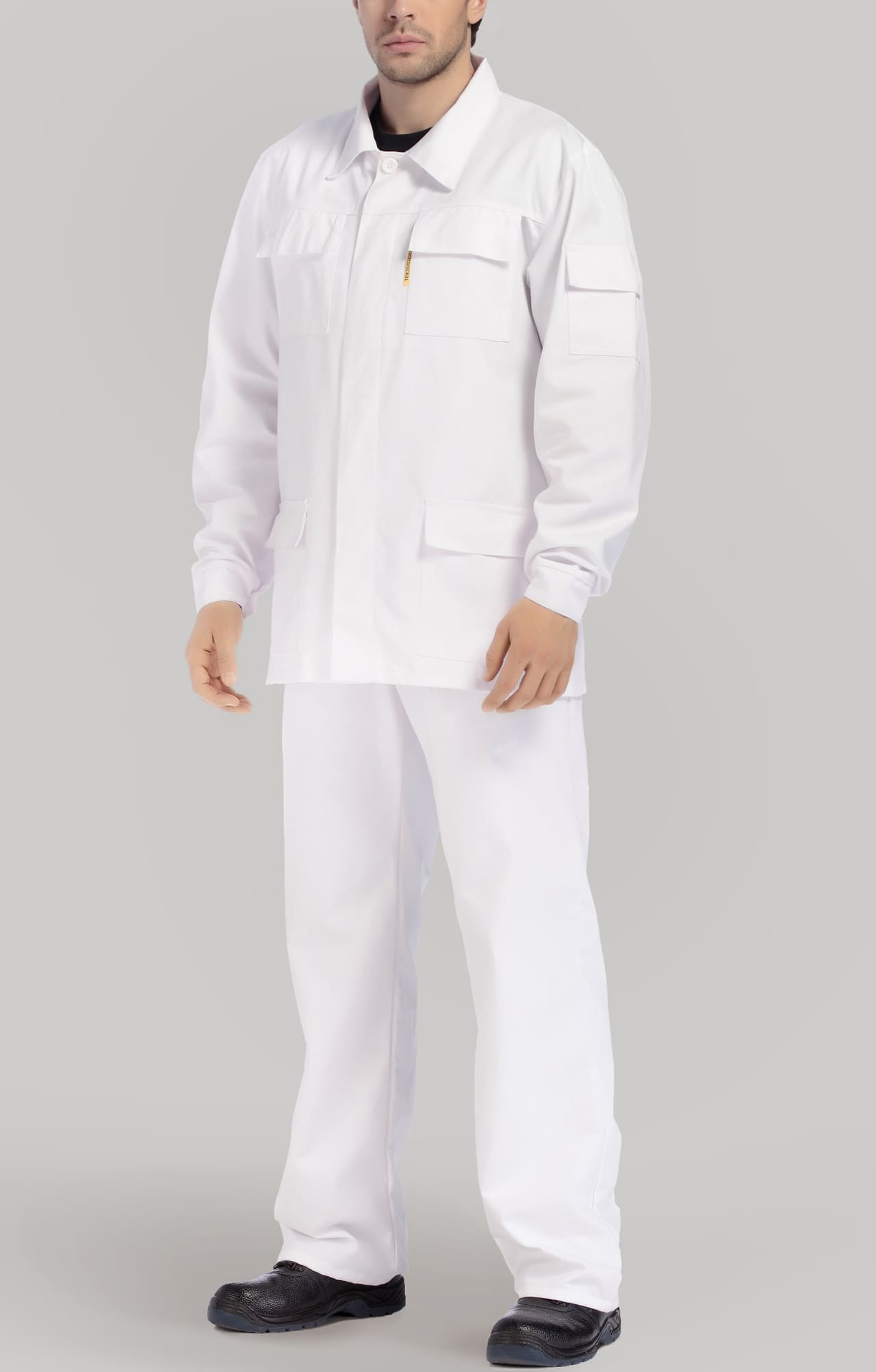 65512 Костюм "Эксперт-2" белый  Летняя спецодежда  размер 48-50/170-176  - Вид №8