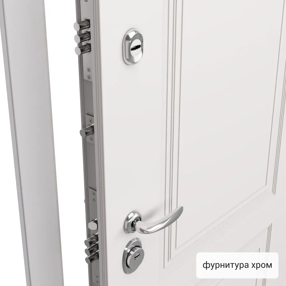 Дверь входная металлическая Фолд грет 880 мм правая цвет белый TOREX STLM-2155458 - Вид №2