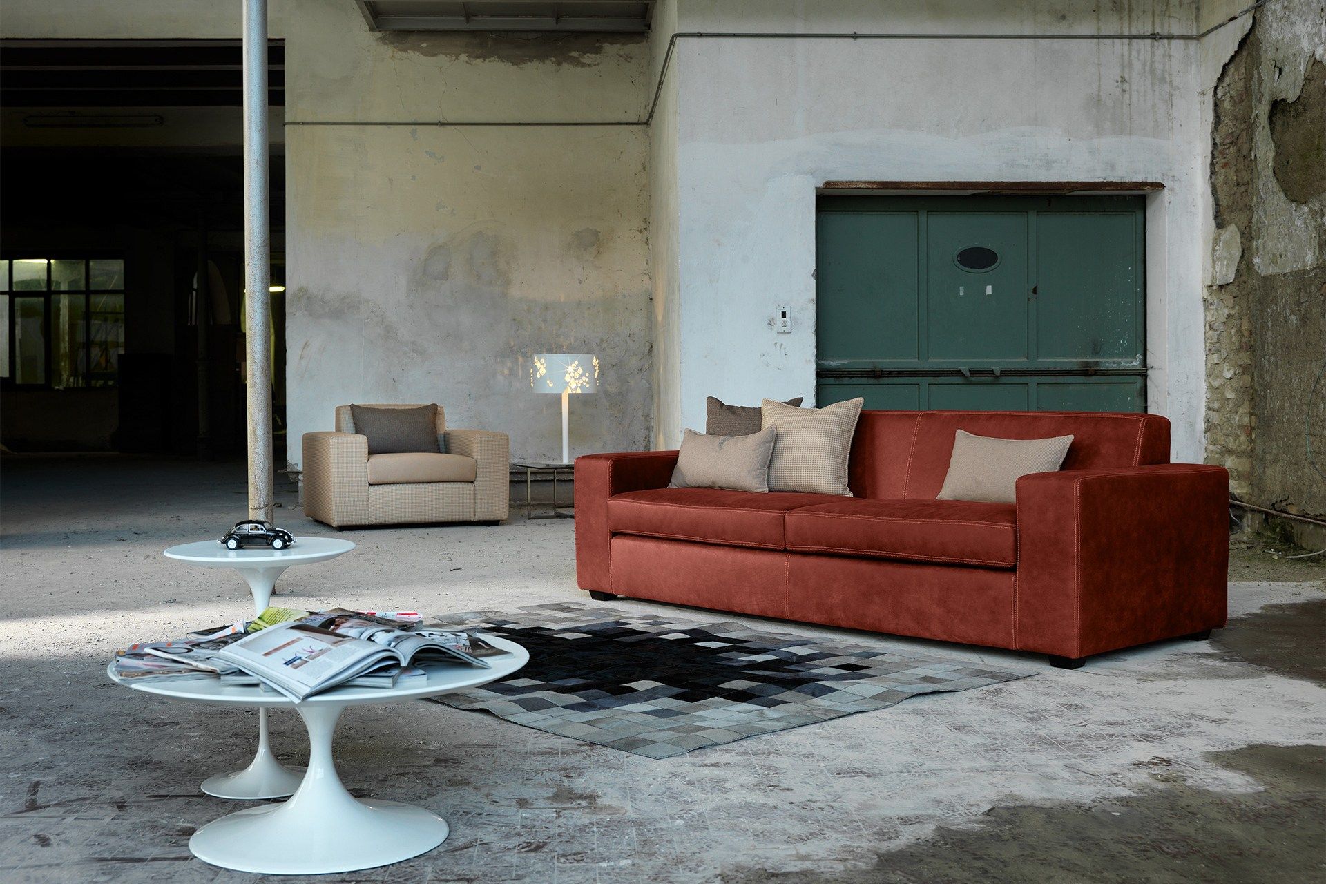 Диван-кровать из ткани Domingo Salotti Kooi ARCH-00031217 - Вид №1