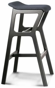 TrabA' Барный стул высокий с подставкой для ног Nhino 0015-h77-imb