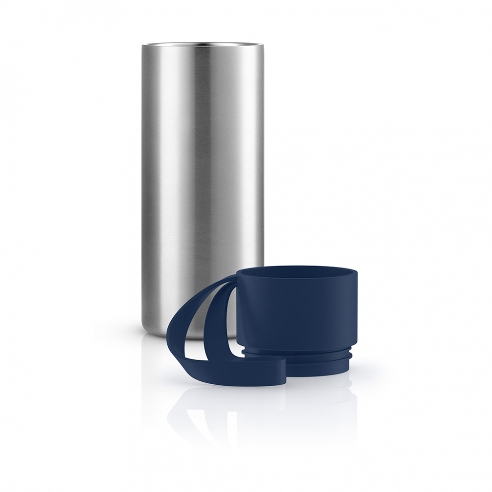 EVA SOLO 567455 Термос To Go, 350 мл, тёмно-синий Нержавеющая сталь, силикон, пластик  - Вид №2