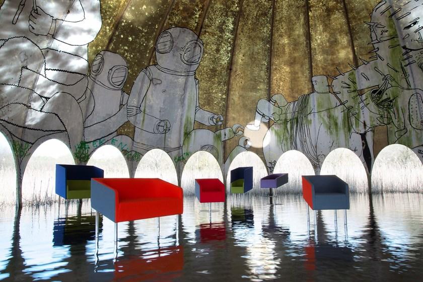 Adrenalina Мягкое кресло с подлокотниками по контракту Cocodì sun-id-1379143 - Вид №2