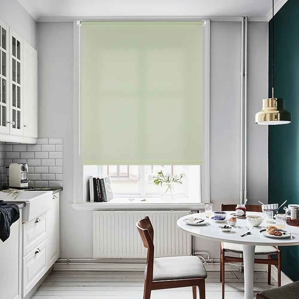 Штора рулонная Plain, 55x160 см, цвет фисташковый PRAKTO STLM-2084029 - Вид №5