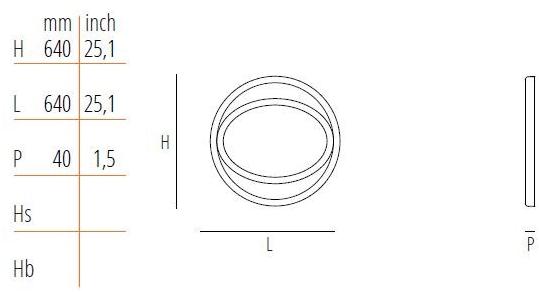 Wiener GTV Design Настенное зеркало из массива дерева в раме sun-id-1480102 - Вид №4