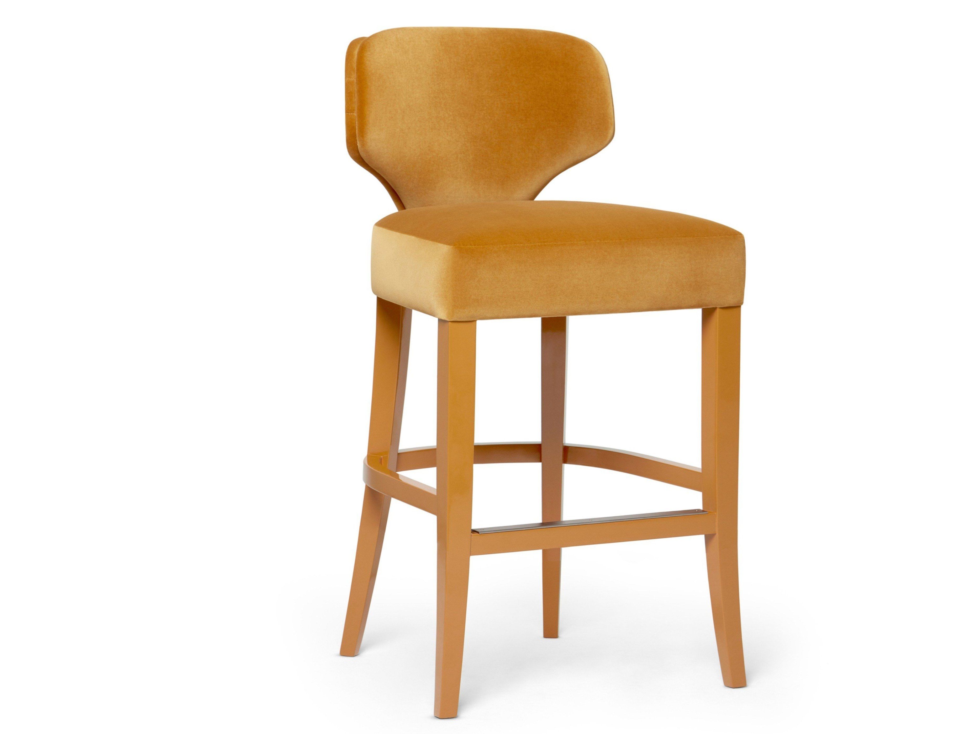 Высокий бархатный мягкий стул Munna Melody ARCH-00034618 - Вид №5