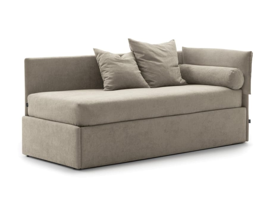 Односпальная кровать с изголовьем и боковой панелью Bolzan Iorca ARCH-00026443