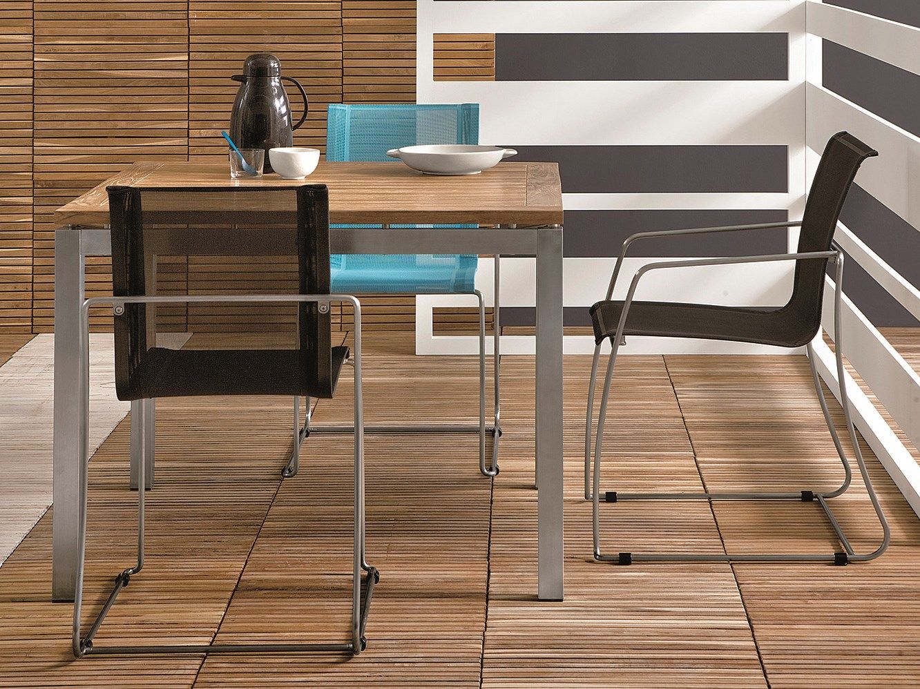 Стул из нержавеющей стали Il Giardino di Legno ARCH-00035284 - Вид №1