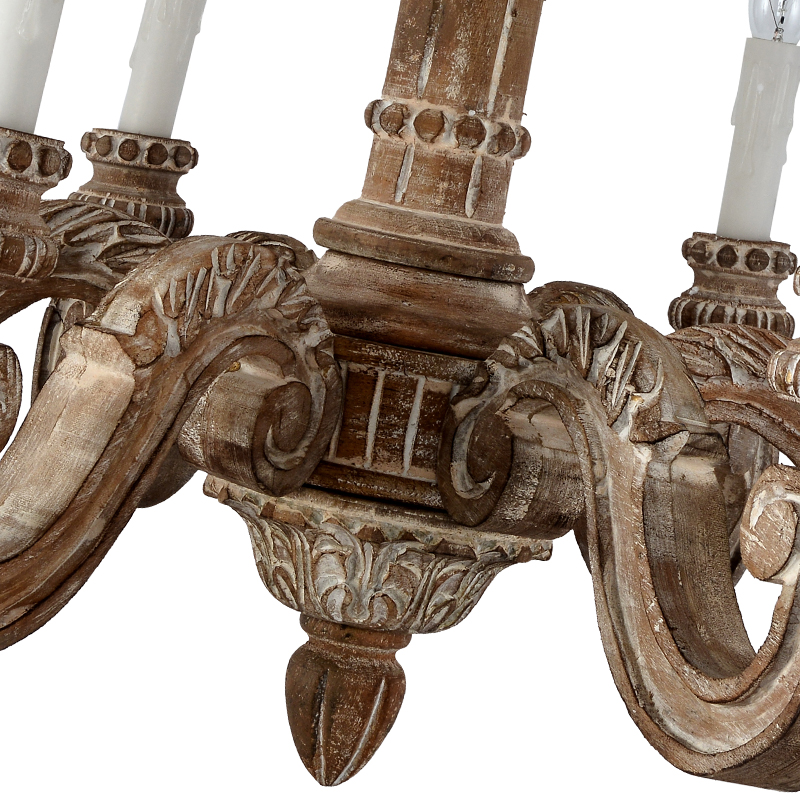 Люстра Necklace 6 от Delight Collection большая коричневая 8998-6D DELIGHT COLLECTION ДИЗАЙНЕРСКИЕ 247050 Коричневый  - Вид №4