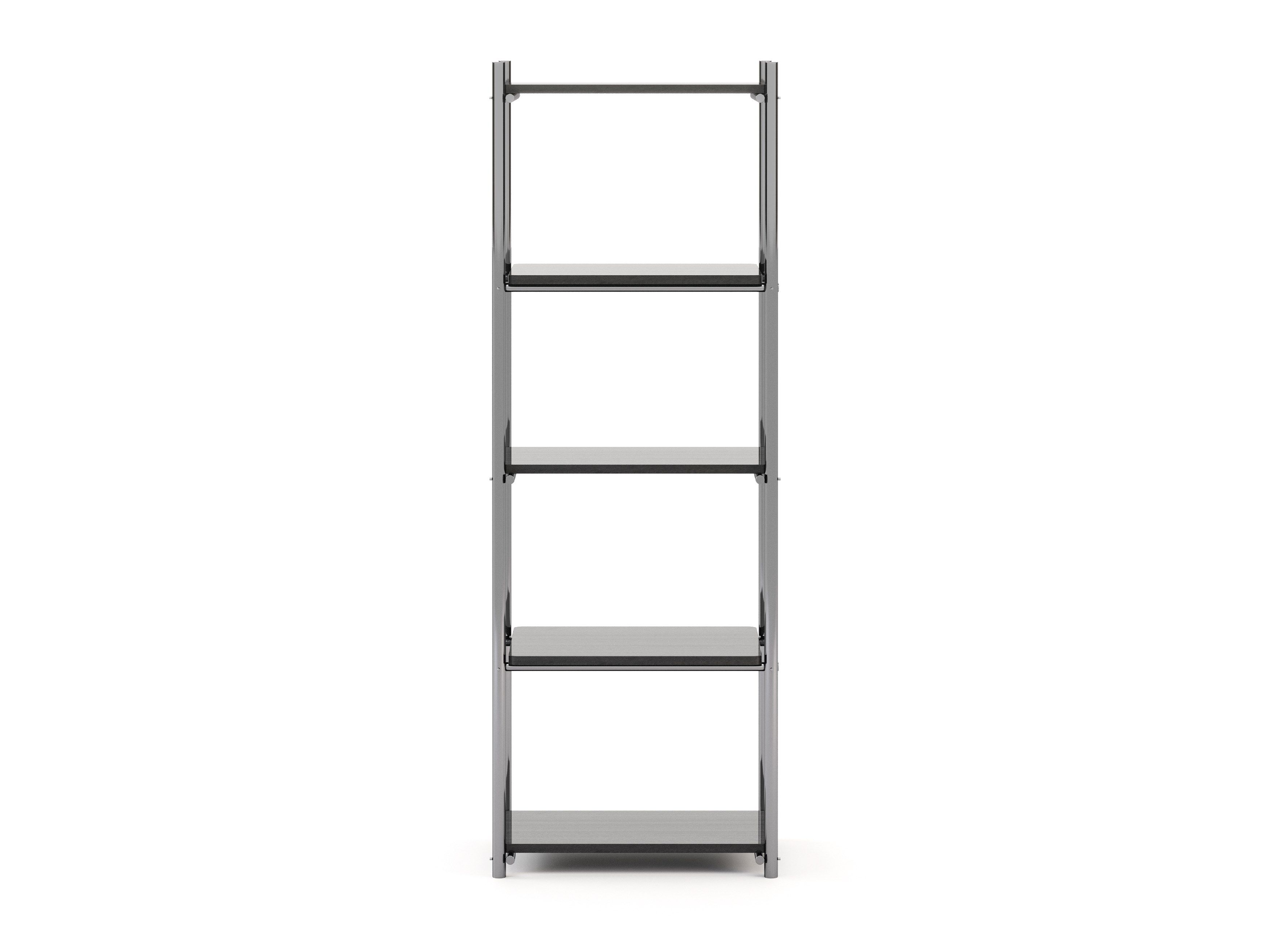 Книжный шкаф из нержавеющей стали и дерева Stylish Club His &amp ARCH-00145222 - Вид №12