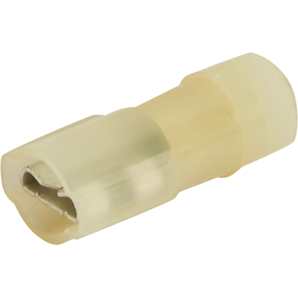 Разъем плоский DUWI РПИ-М(н) для кабеля 6-6.3 мм², желтый, 10 шт 87660294 STLM-1104409 - Вид №1