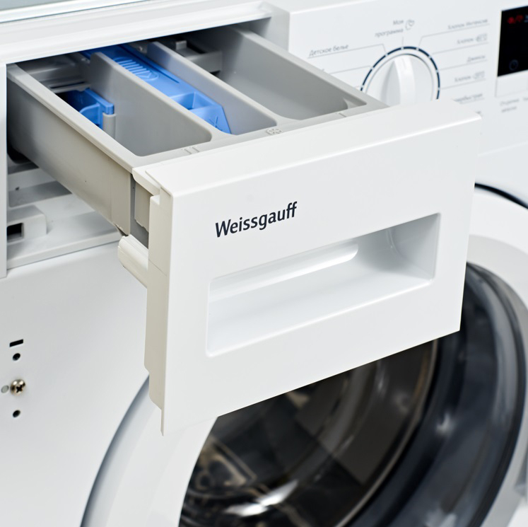 WMI 6128 D 82.5х60х58, 8 кг, 1200 об, дисплей, 16 программ, а+++, выбор скорости отжима, таймер 24 ч, aquastop Weissgauff Santreyd  - Вид №3