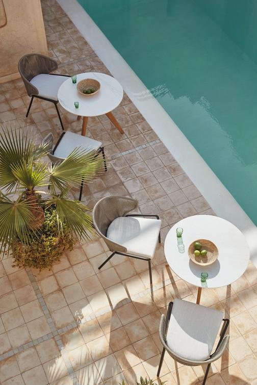 Стул лава бронза Manutti Radius MNST729 - Вид №9