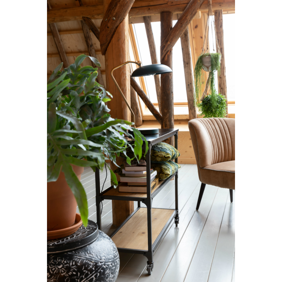 Лампа настольная Liam, серо-зеленая Dutchbone 5200062 - Вид №2