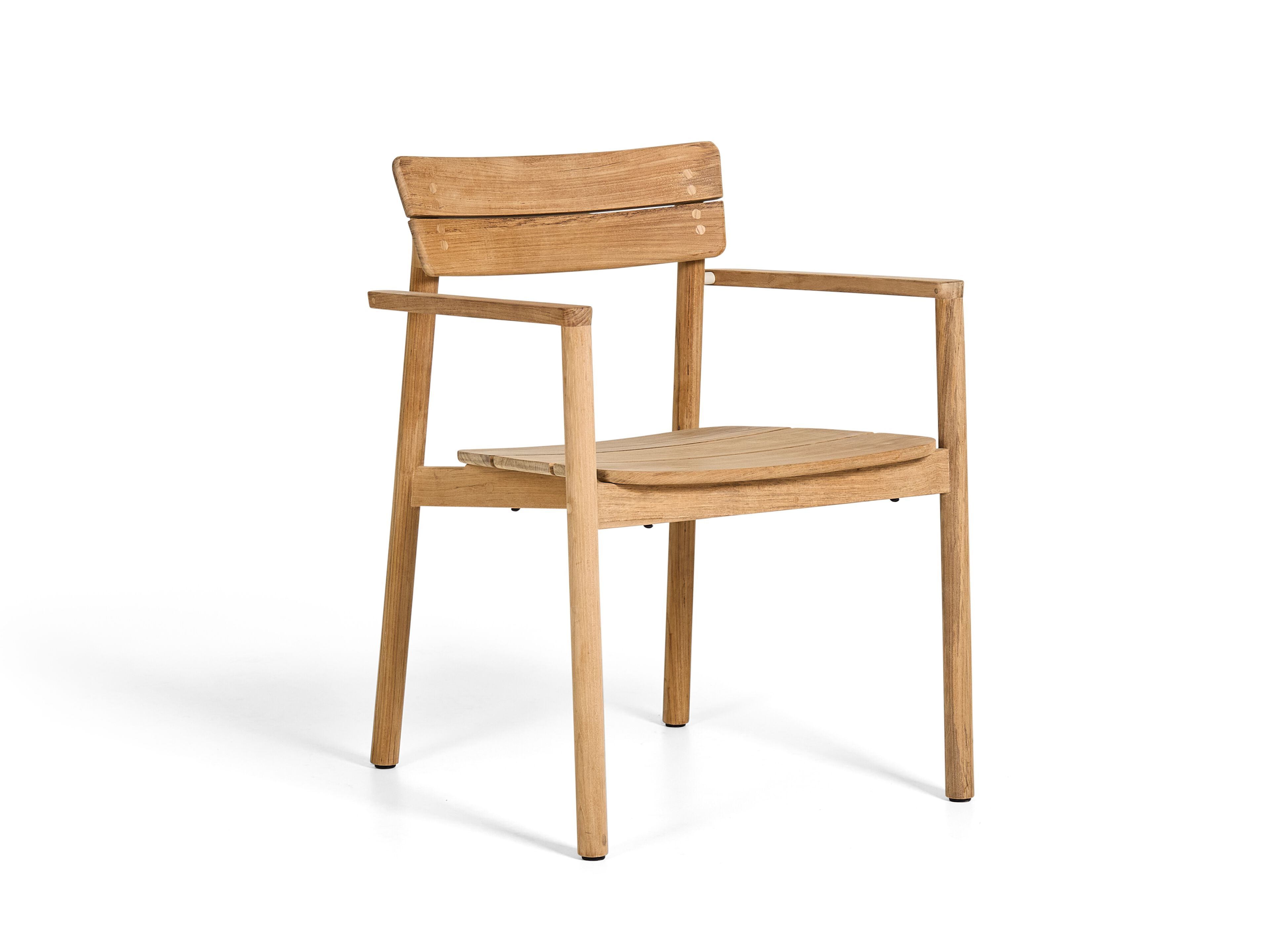 Стул для сада из тикового дерева с подлокотниками Jati Kebon Lynn ARCH-00134924