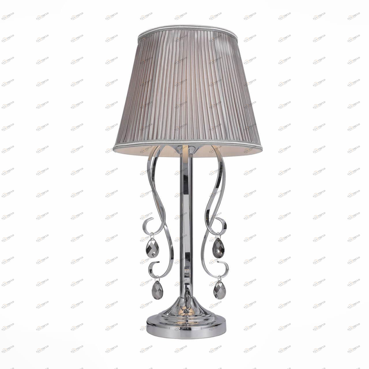 Лампа настольная серебристая ST Luce Azzurro SL177.104.01 ST LUCE AZZURRO 00-3906933 Серебро 