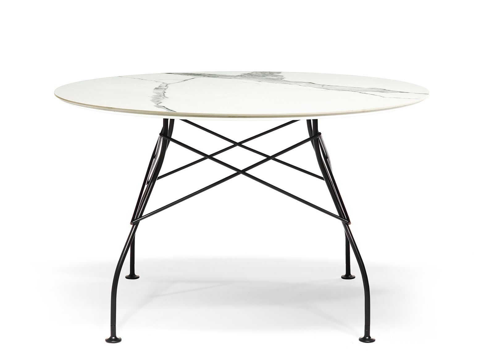 Круглый обеденный стол из керамогранита Kartell GLOSSY ARCH-00051866 - Вид №20