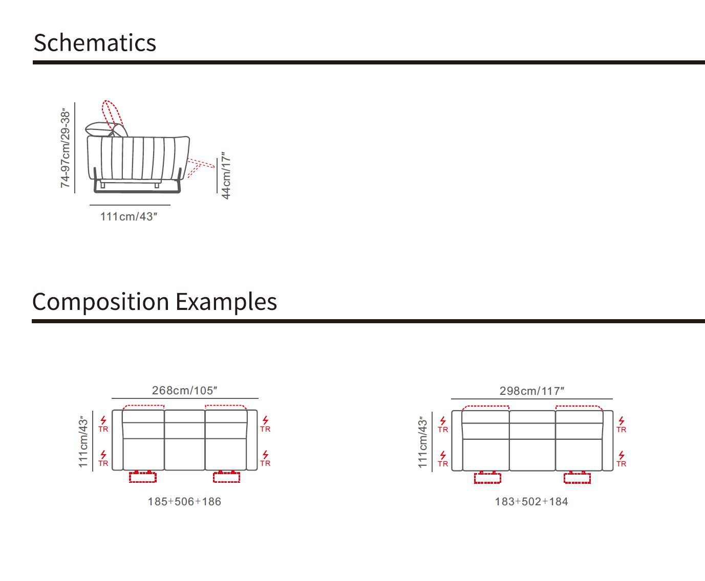 3-местный кожаный диван с электроприводом CAMPO DE' FIORI ORGAN ARCH-00003192 - Вид №3
