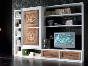 Cantiero Модульная деревянная стенка для хранения вещей Ca' venier Cv1008 bio