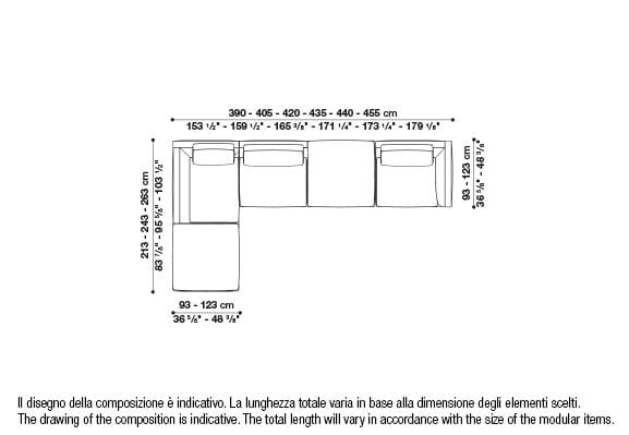 Угловой диван из ткани B&B Italia Ричард ARCH-00040927 - Вид №104