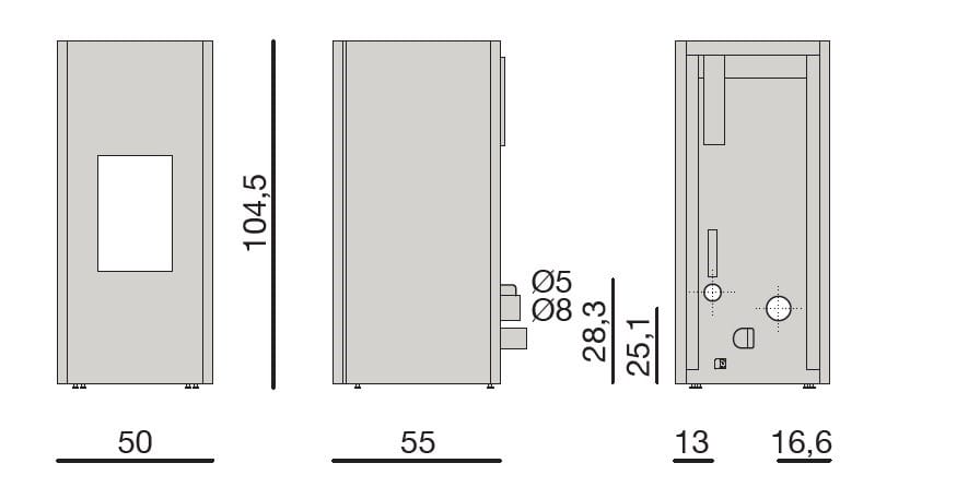 Канальная пеллетная печь MCZ MAKO ARCH-00072278 - Вид №7
