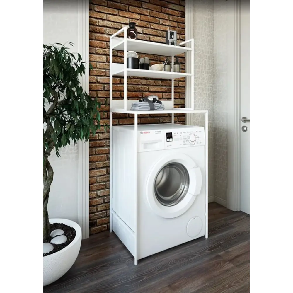 Santreyd STLM-0031680 — металлический стеллаж для организации пространства над стиральной машиной 82613187 Мебель для хранения - Вид №5