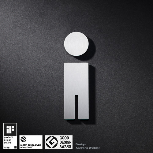 P0301 Пиктограмма мужского туалета PHOS 