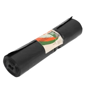 Мешки для строительного мусора 180 л 7x30 см полиэтилен 45 мкм черный 10 шт.